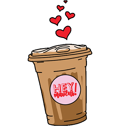 Pumpkin Spice Hearts Sticker by Hugh F. Miller Insurance Agency, Inc.