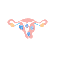 Cancer Uterus Sticker by All Natural Pharmacy