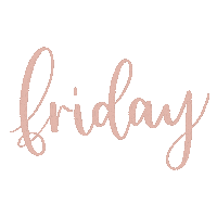 Days Of The Week Pink Sticker