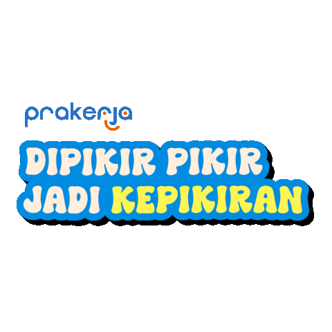 prakerja giphyupload indonesia berpikir prakerja Sticker