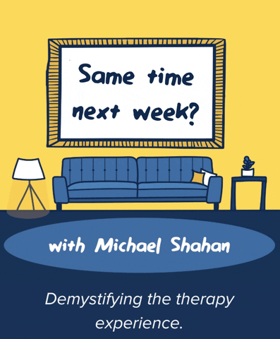 michaelshahan giphyupload podcast therapy michaelshahan GIF