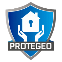 protegeo puerta puertas puertas de seguridad protegeo Sticker