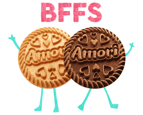 friend friendship Sticker by M. Dias Branco