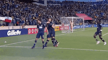 Excited Football GIF by Major League Soccer