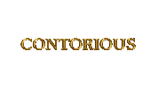 Contorious jewelry brand contorious contorious logo contorious jewelry Sticker