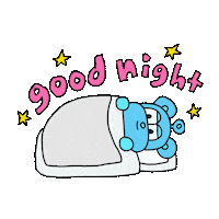 Sleepy Night Sticker