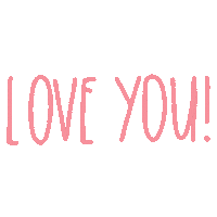 I Love You Pink Sticker