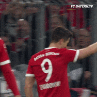 happy robert lewandowski GIF by FC Bayern Munich