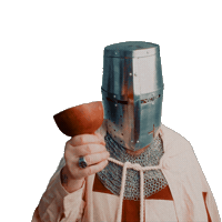 Here You Go Holy Grail Sticker by Vinnie Camilleri