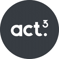 Weareact3 Act3 Act3 Sticker by act³ Brand Activation Factory