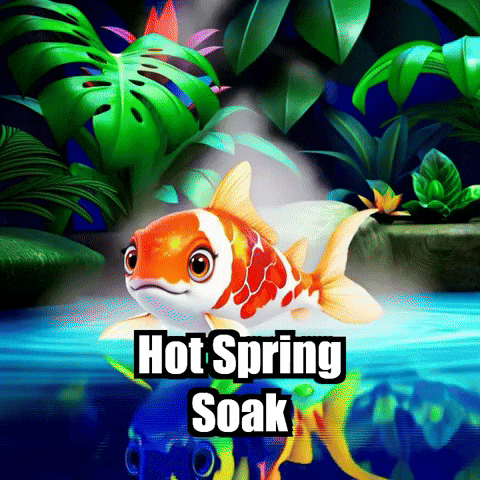 Koi Fish Jungle GIF by TheConfishius