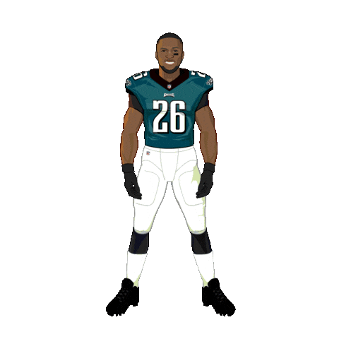 Philadelphia Eagles Kiss Sticker by Panini America