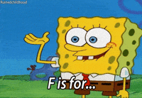 spongebob squarepants f GIF