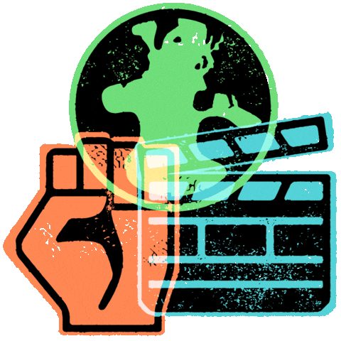 BeWildFilm logo earth icon wild Sticker
