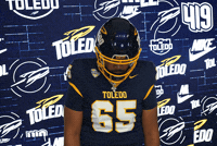 Toledo Football Look Up GIF by Toledo Rockets