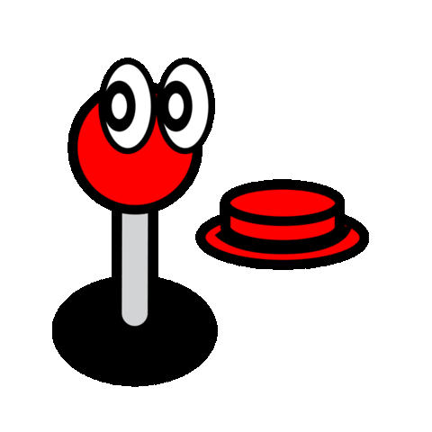 video games arcade Sticker by Good Boy Graphics