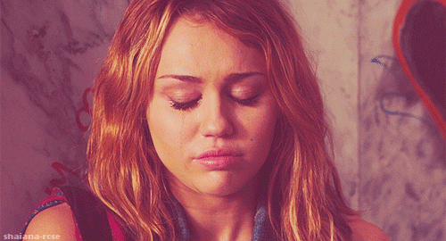 miley cyrus cry GIF
