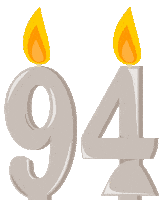 Birthday Flickering Sticker