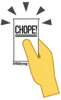 8Dayssg singapore tissue chope singlish Sticker