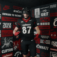 Cincinnati Football Gavin GIF by Cincinnati Bearcats