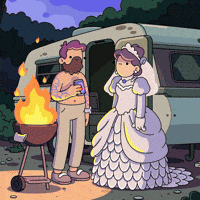 Wedding Love GIF by doodles