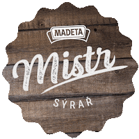 Mistr Sýrař Sticker by Madeta