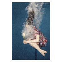 sariannaniskala fashion pool swimming mermaid Sticker