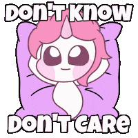 So What Idk Sticker by Christophers Genie