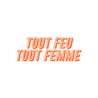 fire woman Sticker by Septem Paris