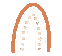 Rainbow Orange Sticker