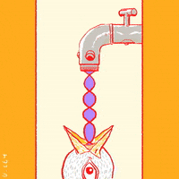 Ernest22 water bird GIF