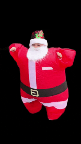 Blow Up Santa GIF by TheMacnabs