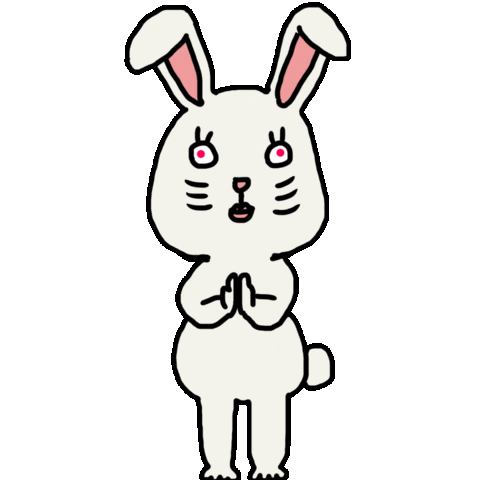 Happy うさぎ Sticker