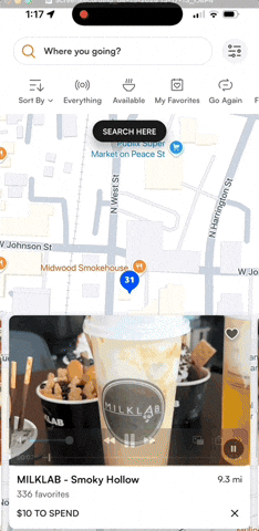 Clicks visualization