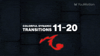Colorful Dynamic Transitions 11 20