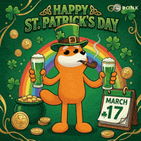 March 17 Rainbow GIF by BONK