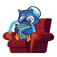 Sad Book Sticker by BigBrains