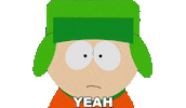 Kyle Broflovski Yes Sticker by South Park