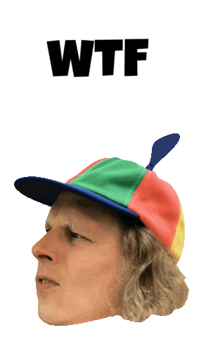 Hat Wtf Sticker by NPIRE