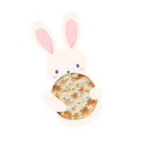 Bunny Rabbit Sticker by Wellington Crackers