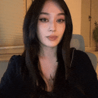 Staring Cute Girl GIF