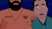 jeremy piven cuddle GIF by Story Time with Fat Jew
