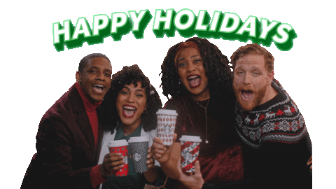 Coffee Happy Holidays Sticker by Starbucks