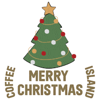 Merry Christmas Sticker by Coffee Island Cyprus