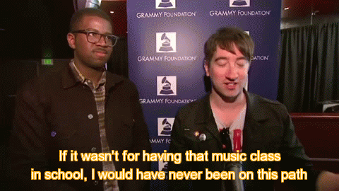 ariana grande education GIF by Recording Academy / GRAMMYs