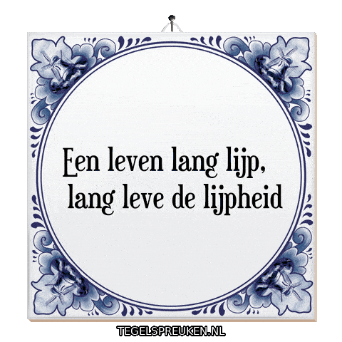 Humor Wijsheid Sticker by Tegelspreuken.nl
