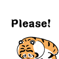 Cat Please Sticker by Bu2ma