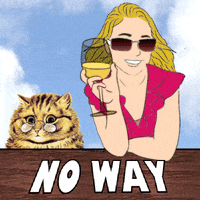 I Dont Think So No Way GIF