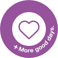 Purple Heart Sticker by bluepearl pet hospital