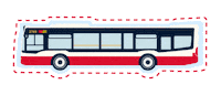 gaitgda autobus gait gaitgdansk mercedescitaro Sticker